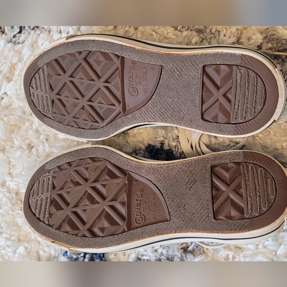 Teal Converse All Stars 🌟 Youth Size 4 - Picture 7 of 8